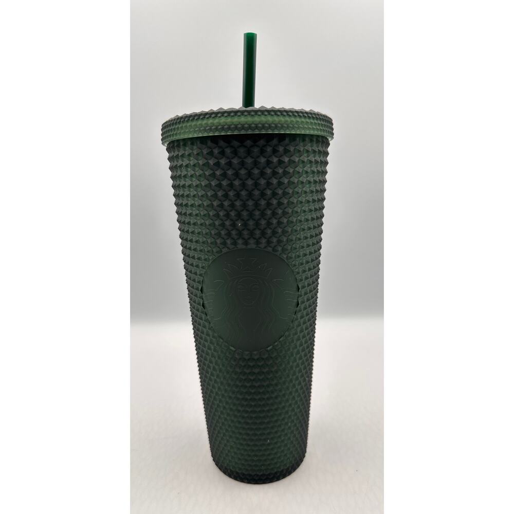 Starbucks Plastic 2021 Mermaid Siren Green Matte Studded Venti Tumbler, 24 oz